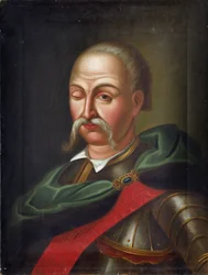 Danylo Apostol - Portrét hejtmana Danylo Apostol (1654-1734), Anonym. Olej na plátně