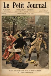 Všeobecný boj na závodech Longchamp Grand Prix, za jehož vznikem stojí prohlášení ministra vnitra a náboženských věcí Charlese Dupuye (1851-1923), který nadchnul přítomné občany tím, že se domnívali, že ohrožení republiky (