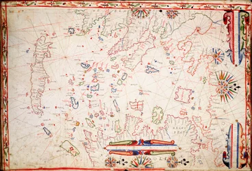 Řecké souostroví, cca 1620 (pergamen)