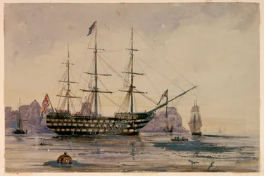 HMS Victory Portsmouthský přístav, 24. října 1858