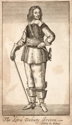 Henry Ireton, lord zástupce Irska (rytina)