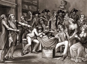 Interiér revolučního výboru. v. 1794.