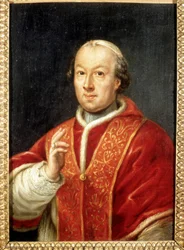 Papež Pius (Pio nebo Pius) VI (1717-1799). Anonymní malování. Řím, Muzeum Risorgimento.