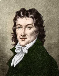 Portrét Camille Desmoulins (1760-1794), francouzského politika.