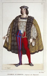 Portrét Karla II. z Amboise (1473-1511) lorda z Chaumontu.