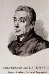 Portrét Fortunata Santiniho (rytina)