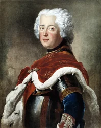 Portrét Fridricha II. Velikého (1712-1786), pruského krále