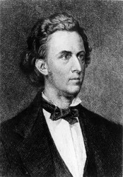 Portrét Fredericka Chopina (1810 - 1849), polského skladatele.