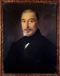 Portrét Gaetana Brizziho, italského hornisty (malba