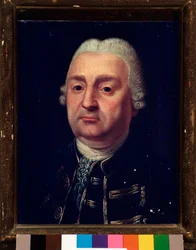 Portrét Gregoria Ballabenea (1720-1803) Italský Kapellmeister (mistr kaple) Anonymní obraz. 18. století. Bologna, občanské bibliografické muzeum