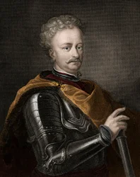Portrét Jana III. Sobieského (1629-1696) polského krále - Jana Sobieského III