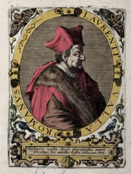 Portrét Laurentia Valla od Lorenza della Vale