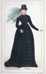 Portrét Marie-Paulette zvané Pauline Bonaparte (1780-1825), princezna Borghese. Rytina z roku 1830