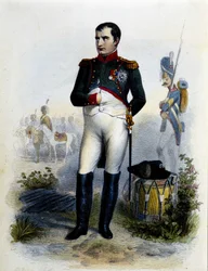 Portrét Napoleona Iera. Rytina 19. století.