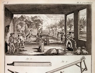 Kultura konopí – v „Encyklopedii““ Denis Diderot a Jean Le Rond d