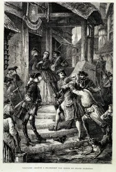 Voltaire zatčen ve Frankfurtu na příkaz velkého Fridricha II - v „Histoire de France od nejvzdálenějších časů do roku 1789“ od M. Guizota