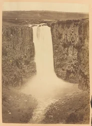 Howick Falls, řeka Umgeni, provincie Natal, Jižní Afrika, cca 1882