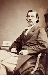 Portrét Allana Foliho, kolem roku 1860 (černobílá fotografie)