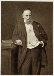 Portrét Aristida Boucicauta (obchodníka a filantropa) v roce 1874.