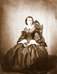 Portrét Clary Schumannové (1819-1896), manželky Roberta Schumanna.