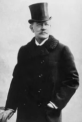 Portrét hraběte Michaela Nicolaieviče Muravieffa (1845-1900) ruského politika. Fotografie, začátek 20. století.