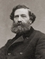 Portrét Felixe Pyata (1810-1889) francouzského spisovatele, novináře a politika