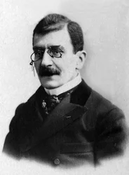 Portrét Ferdinanda Brunetiera (1849-1906), francouzského literárního kritika.