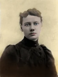 Portrét Nellie Bly (Elizabeth Jane Cochrane) 1864-1922 americký novinář