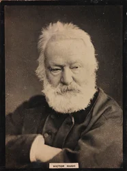 Portrét francouzského spisovatele Victora Huga (1802-1885)