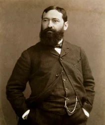 Portrét italského malíře Giuseppe De Nittise (1846-1884) Fotografie