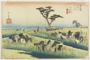 Dubnový koňský veletrh, Chiryu_, c. 1833