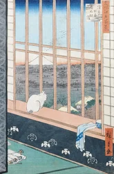 Asakusa Rice Fields během festivalu kohouta ze série 