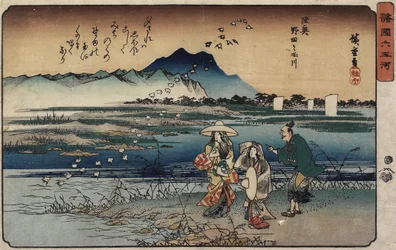 Jewel River of Noda v provincii Mutsu, 1835-1837