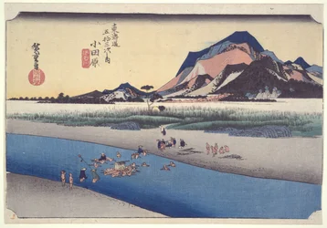 Odawara, Sakawa-gawa, ze série Padesát tři stanic Tókaidó