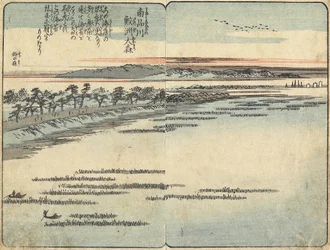 Shark beer ch at _mori, soth f Shinagawa, c. 1850-1853