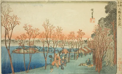 Shinobazu Pond on (Upper Shinobazu Pond), z Teseries