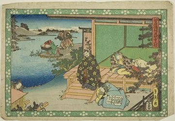 Scéna Domyoji (Domyoji no dan) ze série "Sugawara