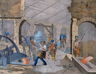 Železárny, kolem roku 1860