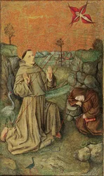 Saint Francis Receiving the Stigmata, konec 15. století