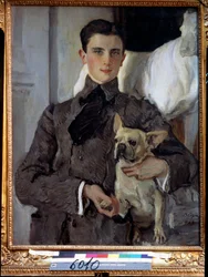 Portrét knížete Felixe Jusupova, hraběte Sumarokova-Elstona (1887-1967), se psem