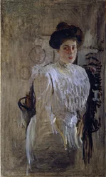 Portrét Margarity Kirillovny Morozovové, rozené Mamontovové, 1873-1958, 1910