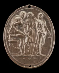 Orestes propuštěn z Fúrie, pravděpodobně ve 20. letech 16. století, před rokem 1540.
