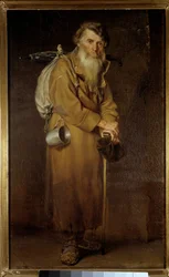 Tulák. Obraz Vasily (Vasily) Perova (1833-1882)
