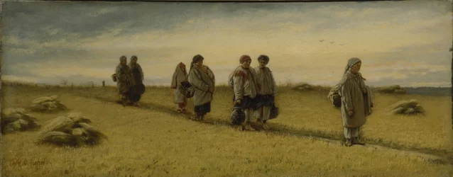 Návrat ženců z pole v Rjazaňské gubernii, 1874