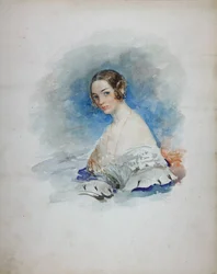 Portrét princezny Marie Ivanovny Kochubey, rozené Baryatinskaya 1818-1843, 1846