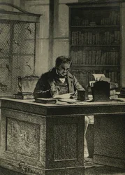Portrét filologa a vydavatele Nikolaje Ivanoviče Grecha 1787-1867.