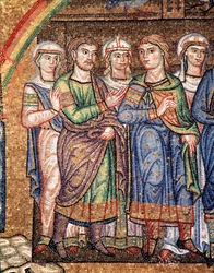 Život Noemových, synů Noemových (mozaikový detail