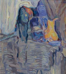 Zátiší s řetězovou zbraní, 1939