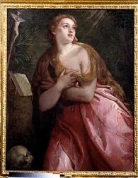 Madeleine penitente Obraz od Paola Veronese
