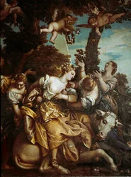 Únos Evropy. Obraz Paolo Caliari Paolo Veronese